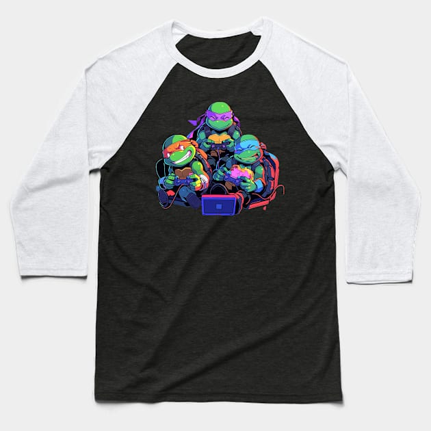 tmnt Baseball T-Shirt by dorapeterx